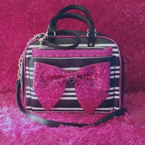 Betsey Johnson Sequin Bow Purse *temp sale*